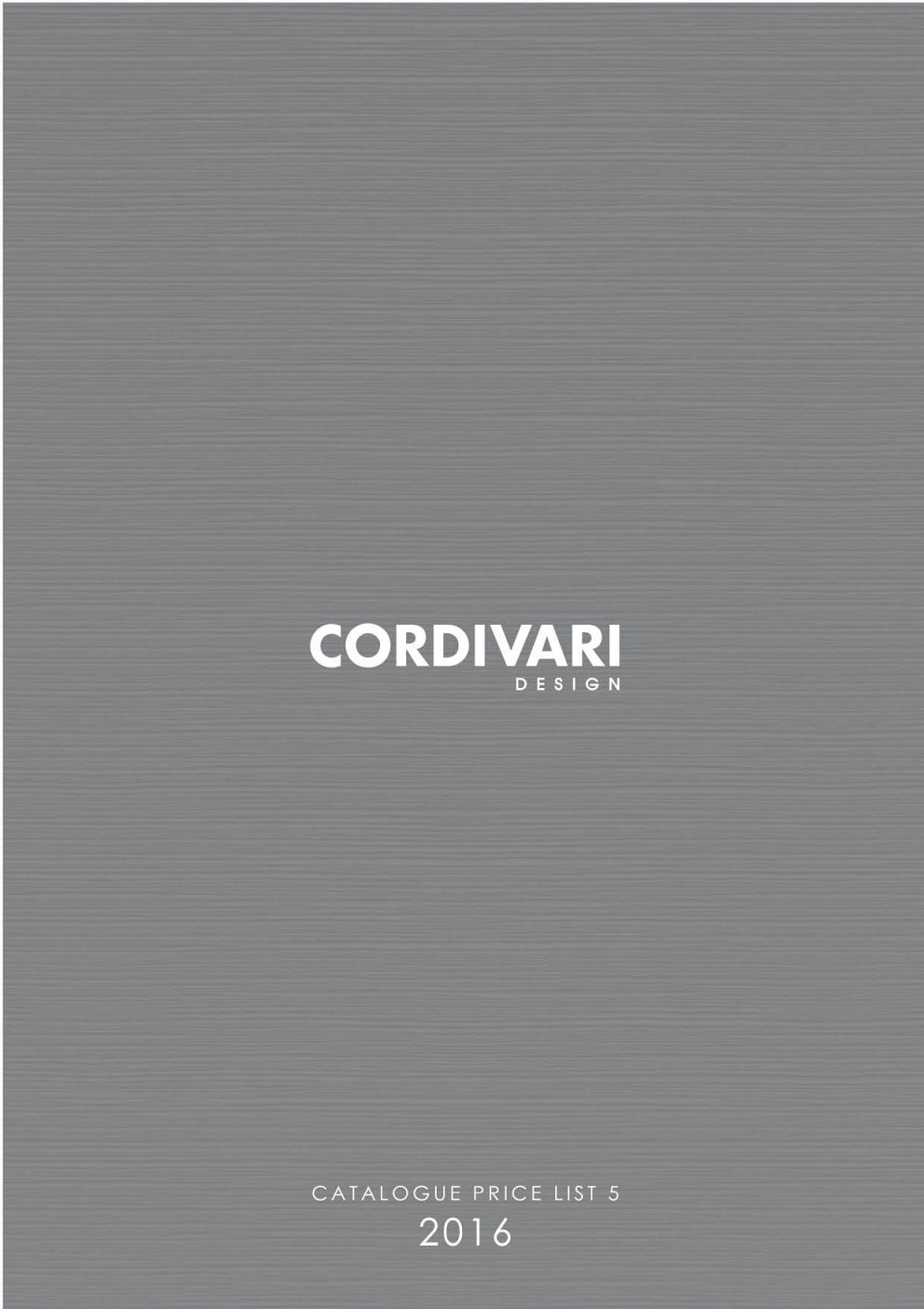 Cordivari - Generálny katalóg 2016/2017